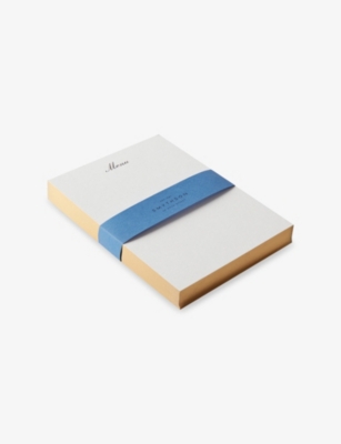 SMYTHSON: Pack of Twenty Menu Cards 15 x 11.5cm
