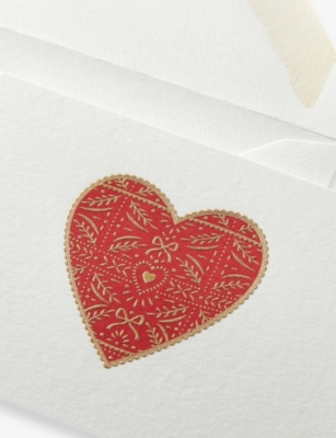 SMYTHSON: Hearts Gift Card 6.5 x 9.5cm
