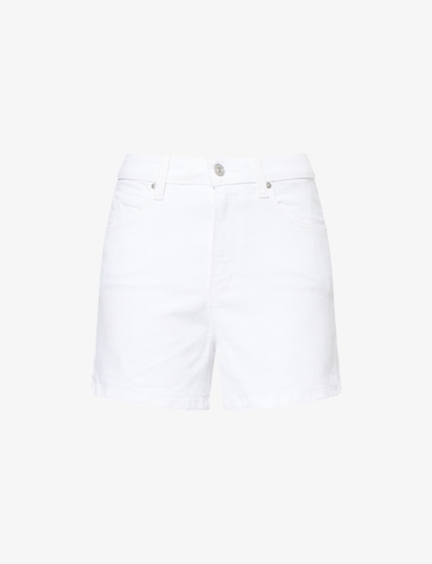 Dani High-Rise A-Line Denim Shorts