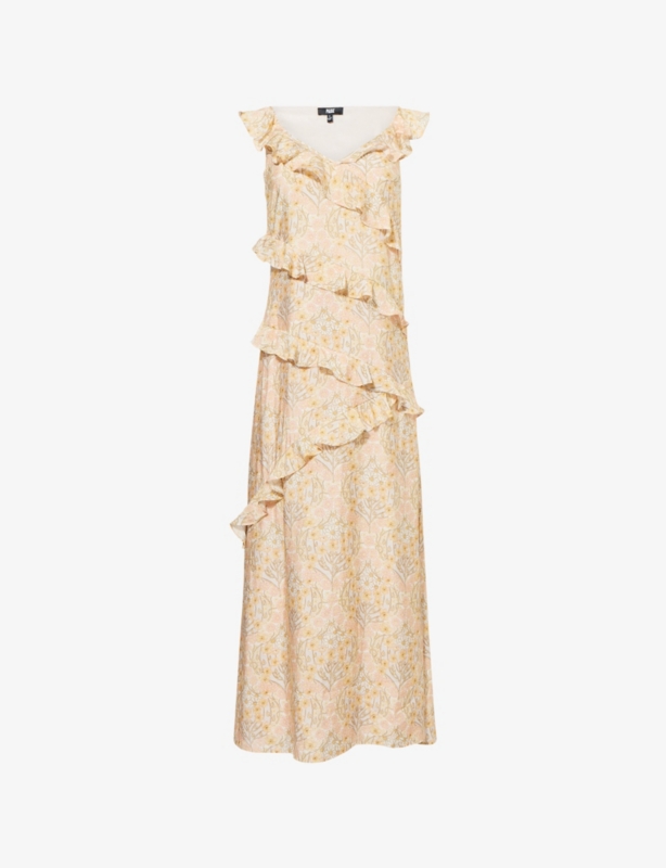 Calabasas Floral-Print Woven Maxi Dress