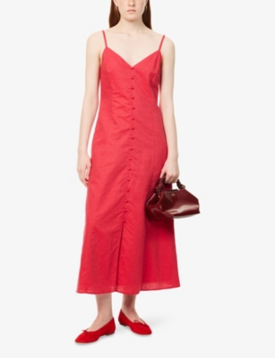 PAIGE: Modena Linen-Cotton Maxi Dress