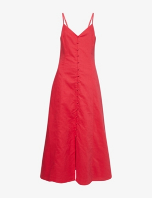 PAIGE: Modena Linen-Cotton Maxi Dress