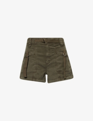 PAIGE: Radley Patch-Pocket Woven Cargo Shorts