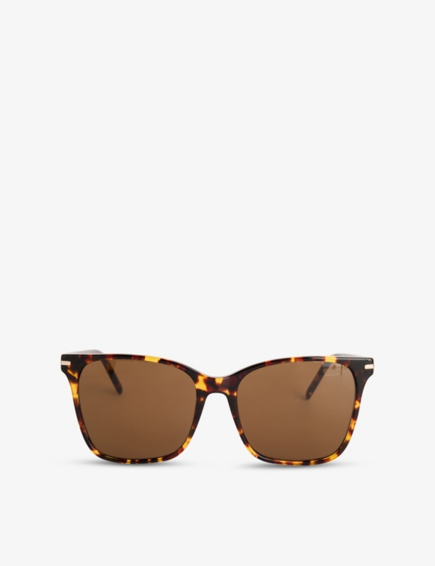 Morgan Oversized Tortoiseshell Acetate Sunglasses