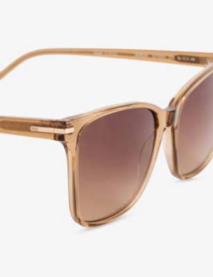 PAIGE: Morgan Oversized Cat-Eye Sunglasses