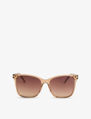 PAIGE: Morgan Oversized Cat-Eye Sunglasses