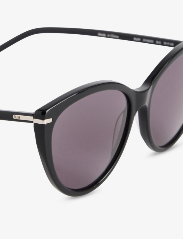 EY100101 Riley Oval-Frame Acetate and Steel Sunglasses