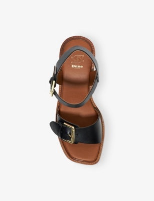 DUNE: Jupiter Heeled Leather Sandals