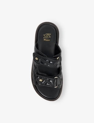 DUNE: Lottais Leather Sandals