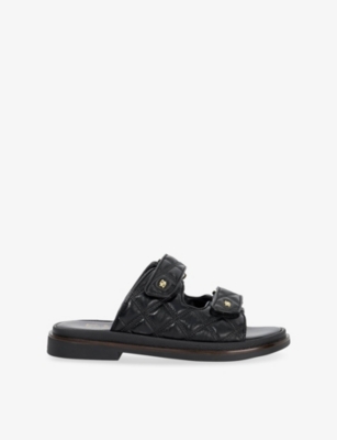 DUNE: Lottais Leather Sandals