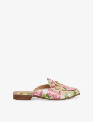 DUNE: Glairing Jacquard Loafers
