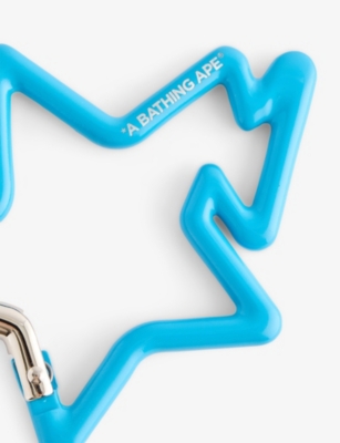 A BATHING APE: B Star Metal Carabiner Keyring