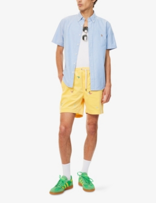 POLO RALPH LAUREN: Corduroy Embroidered Cotton Shorts