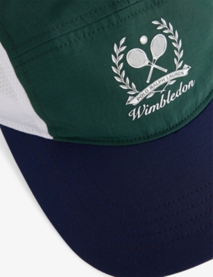 POLO RALPH LAUREN: Polo Ralph Lauren x Wimbledon Brand-Print Woven Baseball Cap