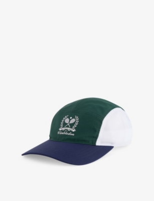 POLO RALPH LAUREN: Polo Ralph Lauren x Wimbledon Brand-Print Woven Baseball Cap