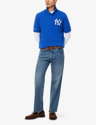 POLO RALPH LAUREN: Polo Ralph Lauren x MLB Collection NY Yankees Short-Sleeve Cotton-Pique Polo Shirt