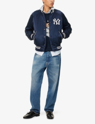POLO RALPH LAUREN: Polo Ralph Lauren x MLB Collection NY Yankees Satin Bomber Jacket