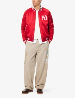 POLO RALPH LAUREN: Polo Ralph Lauren x MLB Collection NY Yankees Satin Bomber Jacket