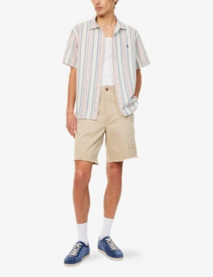 POLO RALPH LAUREN: The Big Chino Distressed Cotton Shorts