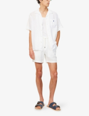 POLO RALPH LAUREN: Drawstring Two-Slip-Pockets Linen Shorts