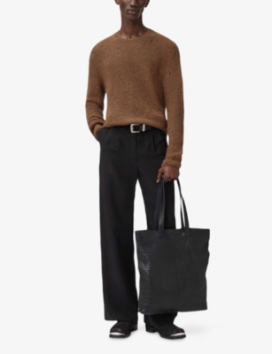 ALLSAINTS: Edgin Crewneck Relaxed-Fit Knitted Jumper