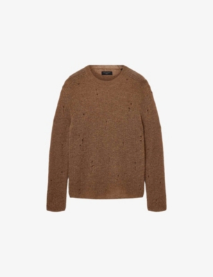 ALLSAINTS: Edgin Crewneck Relaxed-Fit Knitted Jumper