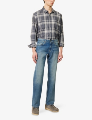 PAIGE: Doheny Straight-Leg Denim Jeans