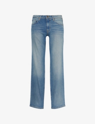 PAIGE: Doheny Straight-Leg Denim Jeans
