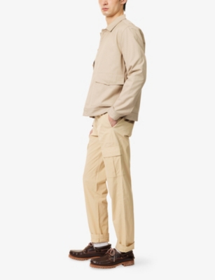 PAIGE: Lander Cargo Cotton Trousers