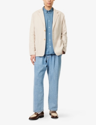 Paige Mcmillan Blazer In Atlantic Fog