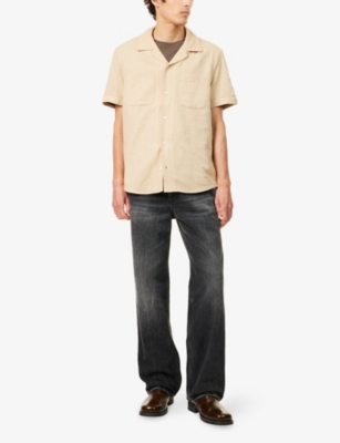 PAIGE: Jacobson Boxy-Fit Cotton-Blend Shirt