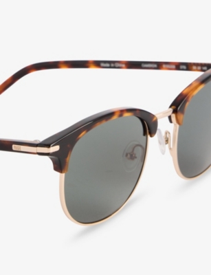 Paige Mens  Ey302308 Cameron Acetate And Steel Sunglasses In Dark Tortoise G15