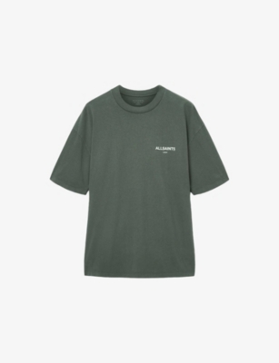 ALLSAINTS: Halcyon Logo-Print Short-Sleeve Cotton T-Shirt