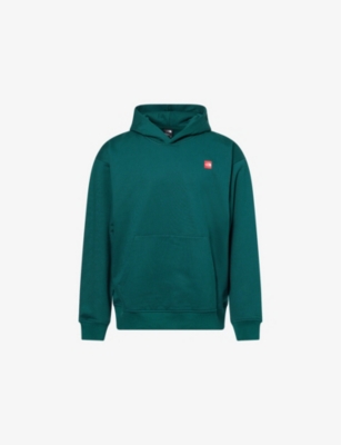 Shop The North Face Mens Deep Nori Axys Logo-print Oversized Cotton-jersey Hoody