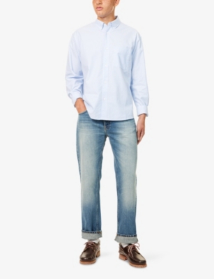 NUDIE JEANS: Rad Rufus Straight-Leg Denim Jeans
