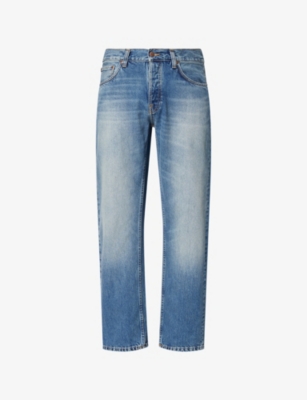 NUDIE JEANS: Rad Rufus Straight-Leg Denim Jeans