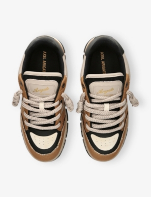 AXEL ARIGATO: Area Haze Leather Low-Top Trainers