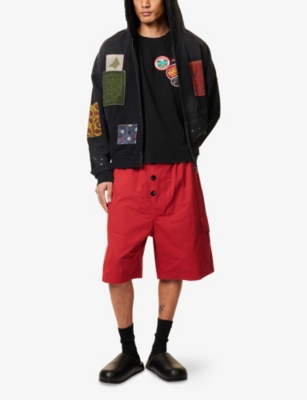 FOUND: Patchwork Short-Sleeve Cotton T-Shirt