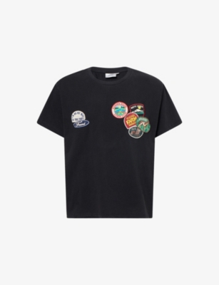 FOUND: Patchwork Short-Sleeve Cotton T-Shirt