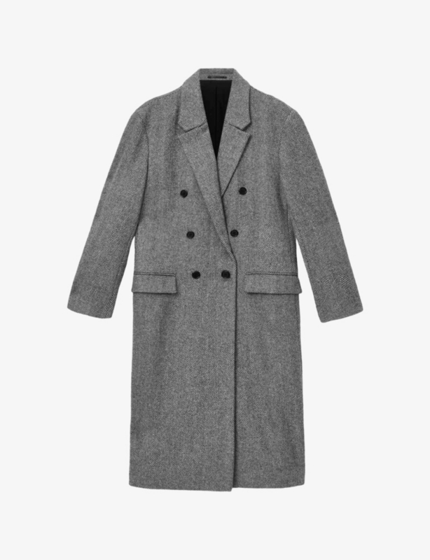 Ezra Double-Breasted Wool Coat