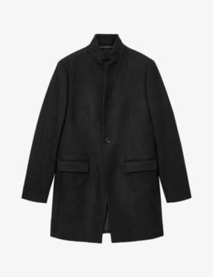 ALLSAINTS: Haydon Lapel-Collar Wool-Blend Coat
