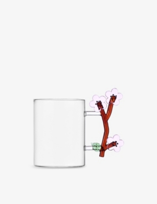 ICHENDORF: Botanica Peach Blossom Glass Mug 12cm