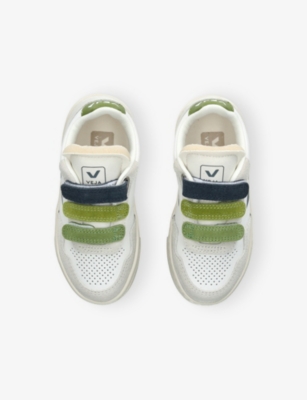 VEJA: Kids' V-90 Leather Low-Top Trainers