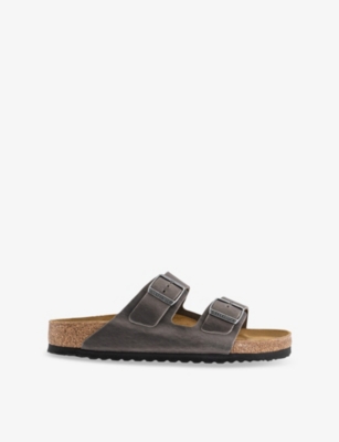 BIRKENSTOCK: Arizona Two-Strap Leather Sandals