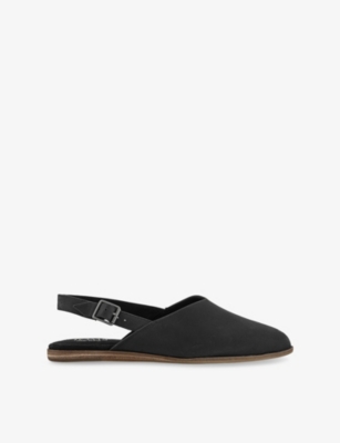 TOMS WOMENS TOMS JADE SLINGBACK LEATHER MULES 