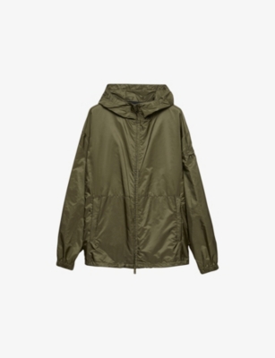 PRADA: Re-Nylon Hooded Woven Jacket