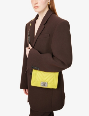 RESELFRIDGES: Pre-Loved Chanel Boy Leather Shoulder Bag