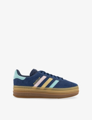 ADIDAS: Gazelle Bold Suede Low-Top Trainers
