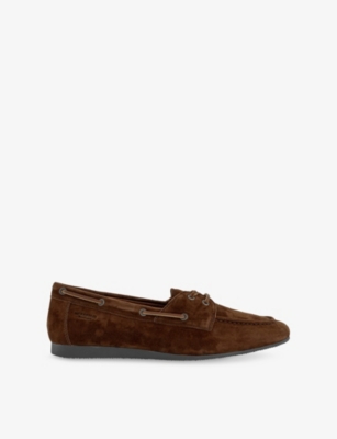 VAGABOND: Hillary Suede Boat Shoes
