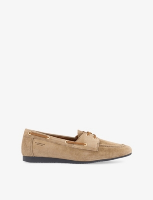 VAGABOND: Hillary Suede Boat Shoes